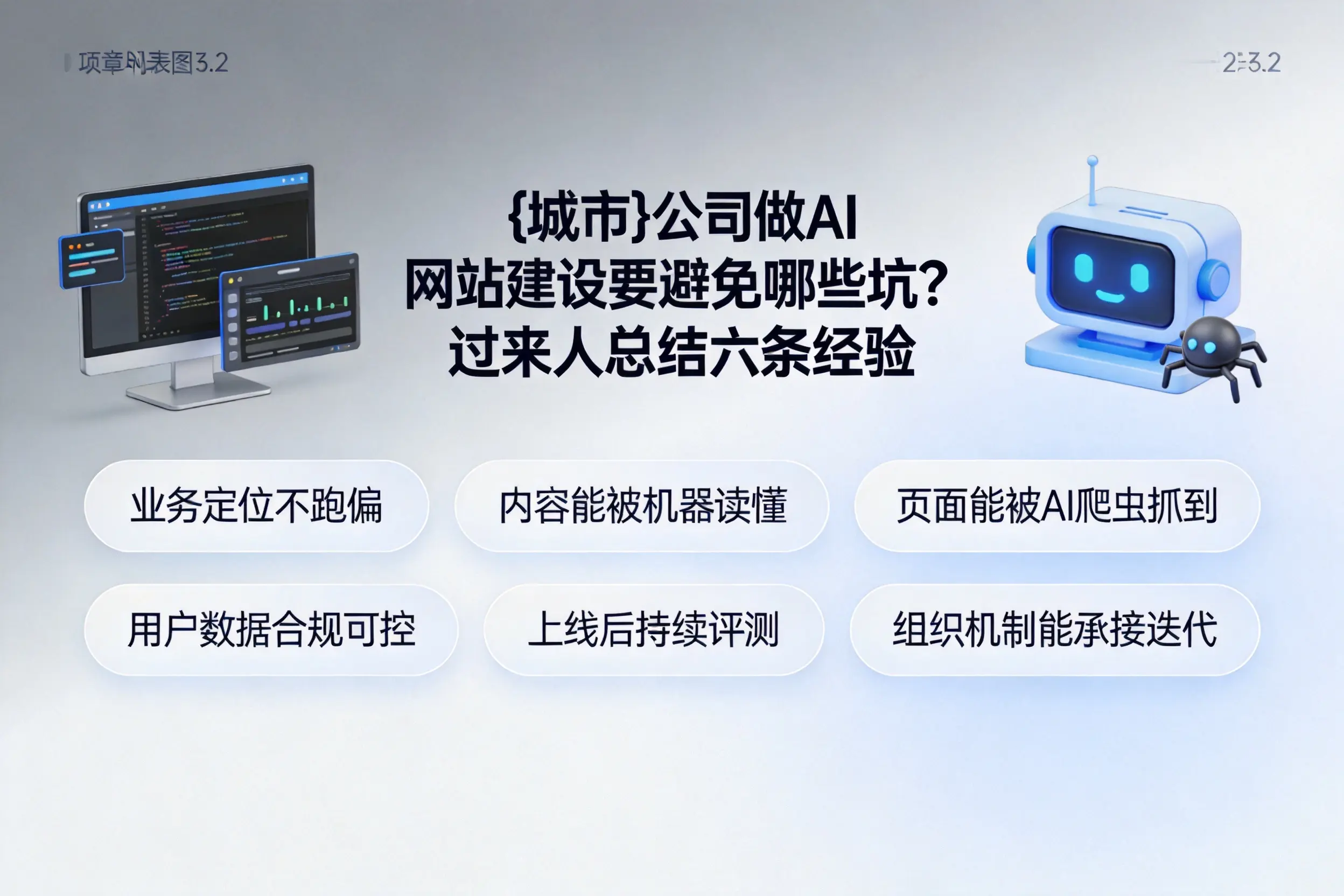 武汉公司做AI网站建设要避免哪些坑？过来人总结六条经验