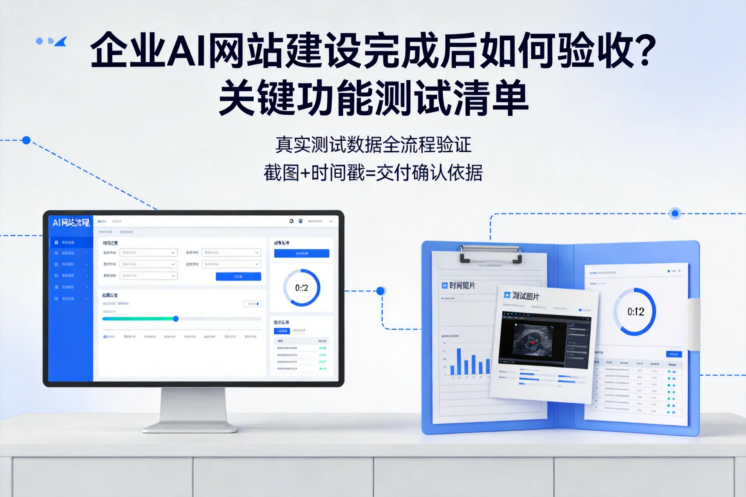 武汉企业AI网站建设完成后如何验收?关键功能测试清单
