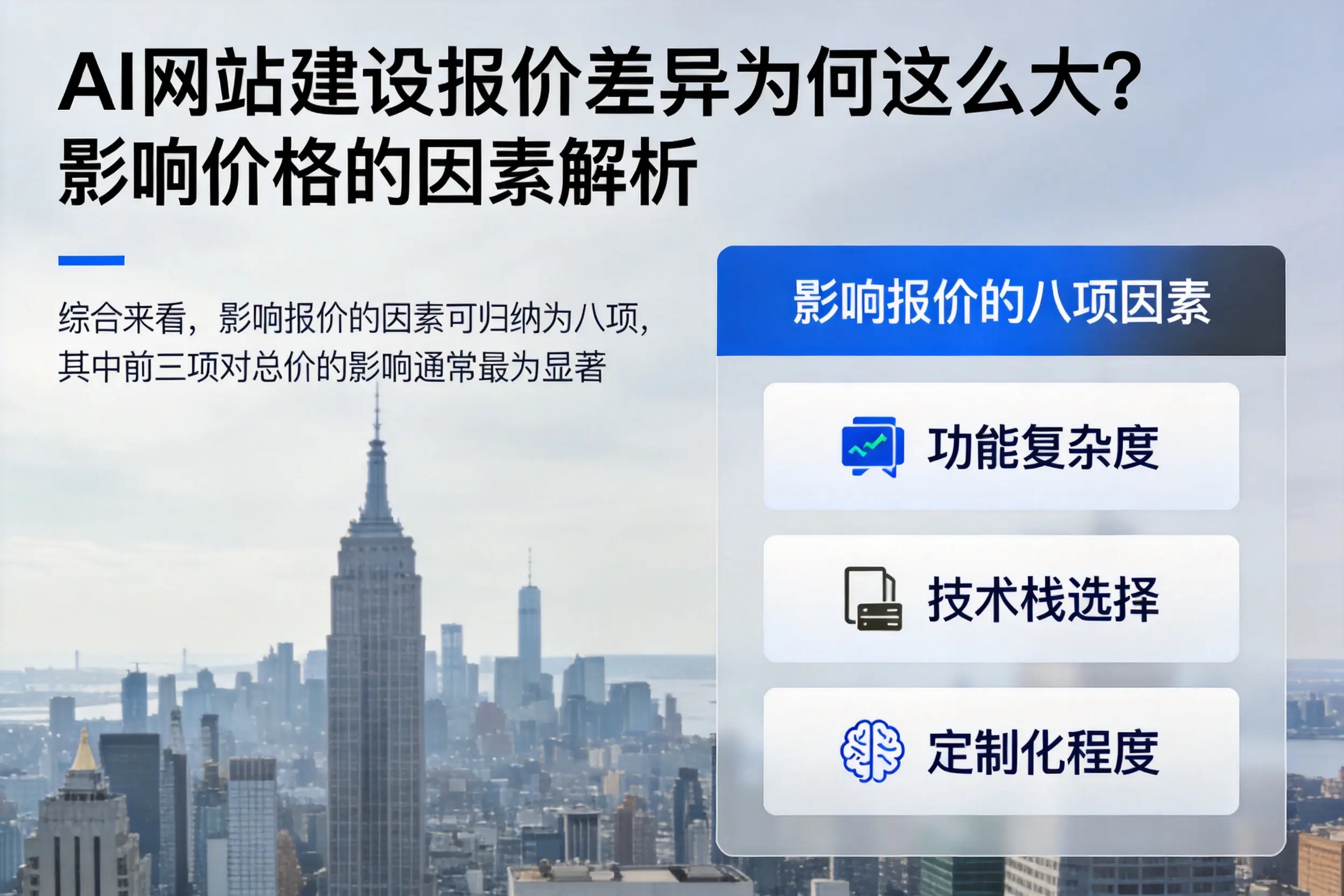武汉AI网站建设报价差异为何这么大？影响价格的因素解析