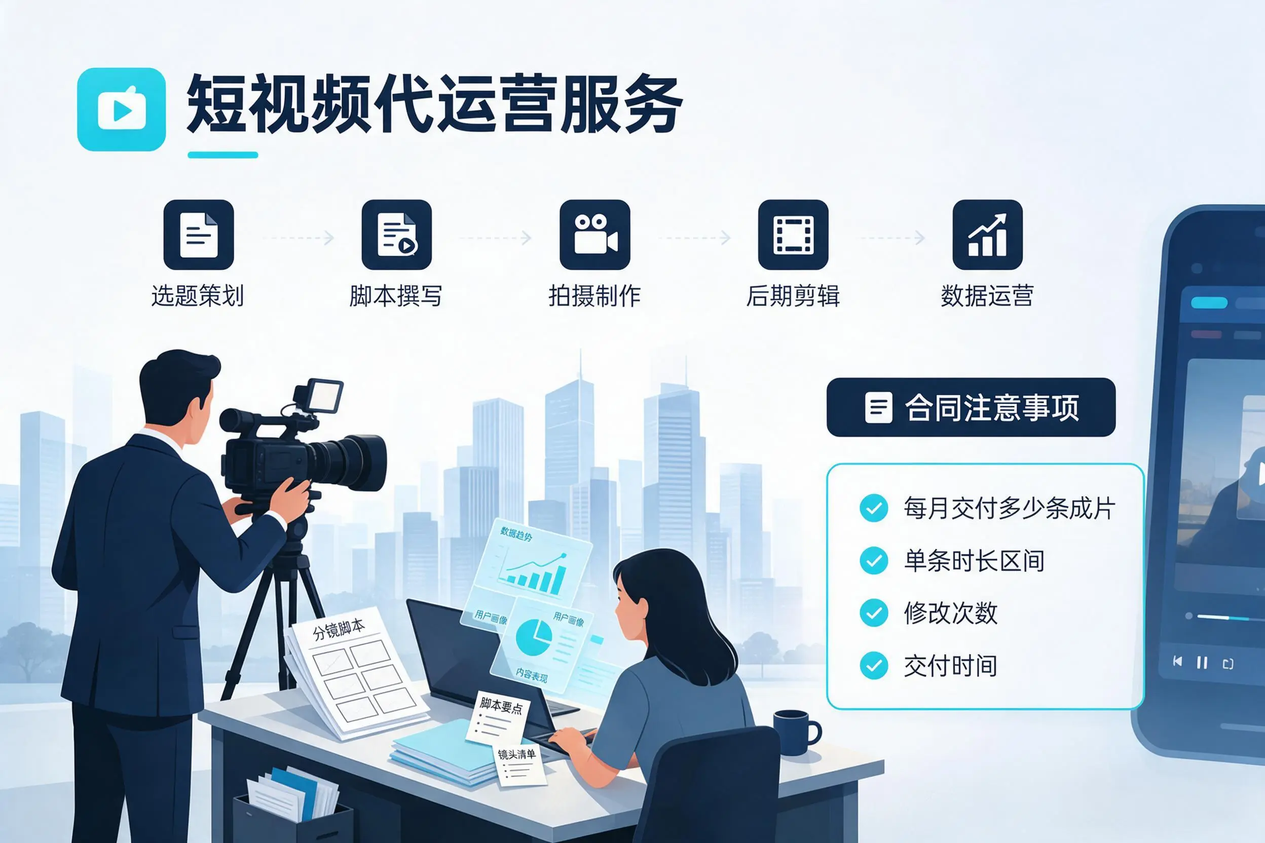 短视频代运营包含哪些服务?武汉企业常见问题科普