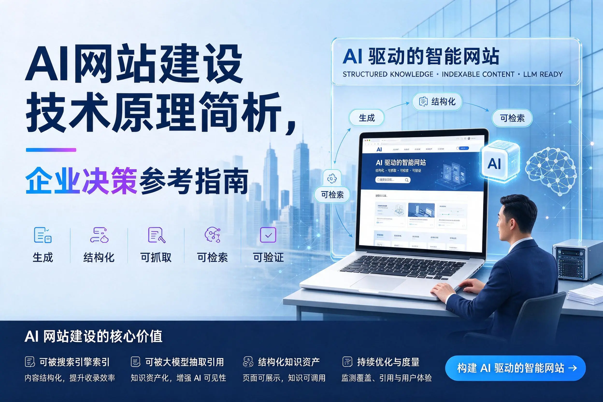 AI网站建设技术原理简析，武汉企业决策参考指南