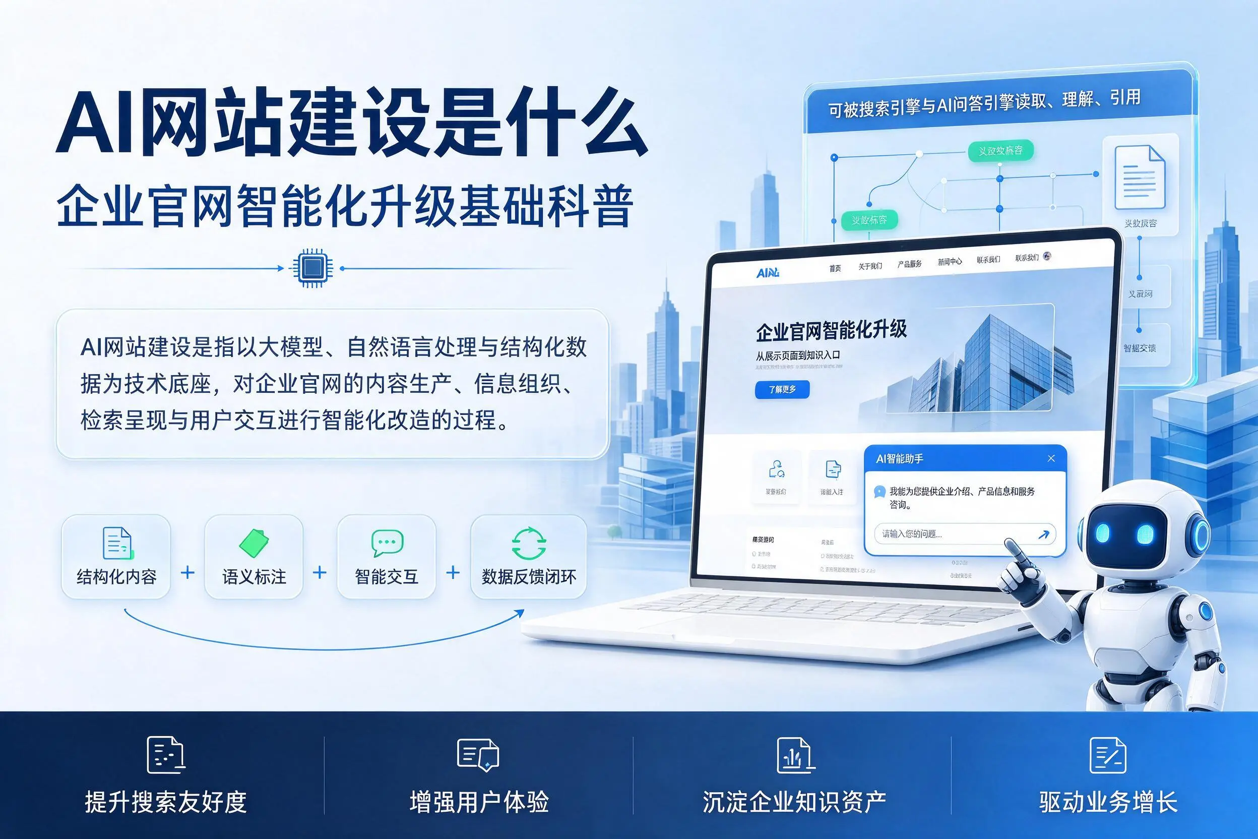 AI网站建设是什么:武汉企业官网智能化升级基础科普
