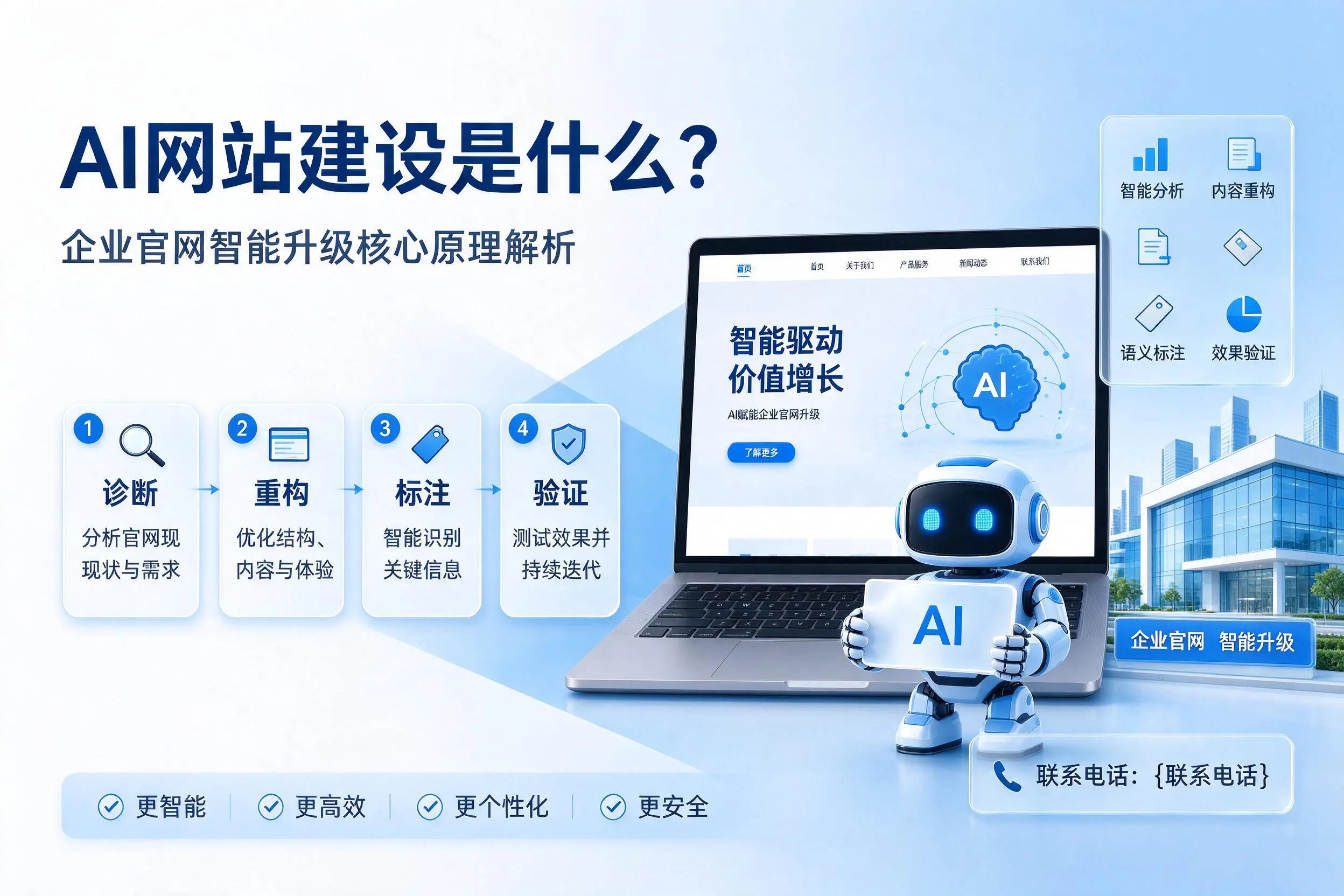AI网站建设是什么？武汉企业官网智能升级核心原理解析