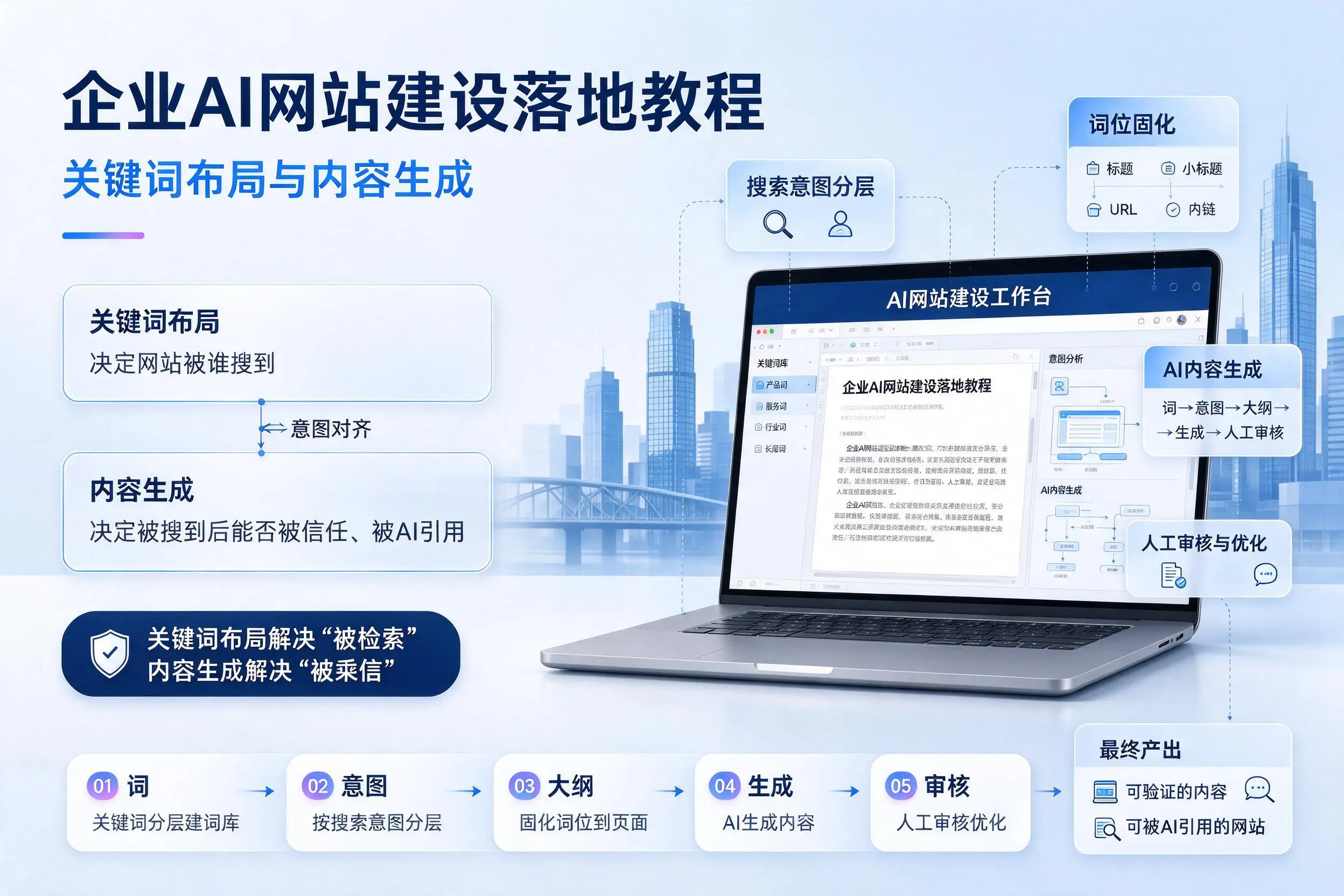 武汉企业AI网站建设落地教程：关键词布局与内容生成